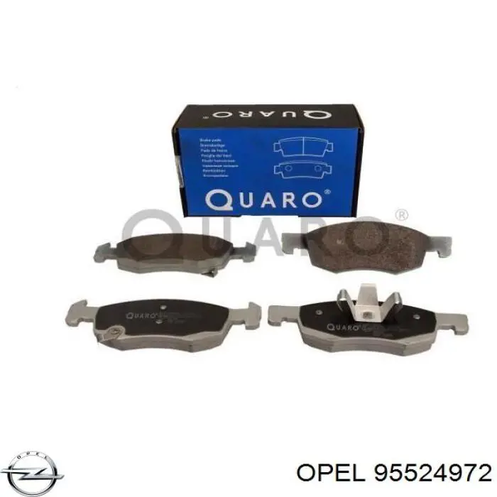 Гальмівні колодки Opel 95524972 ціна, від 33.12 USD