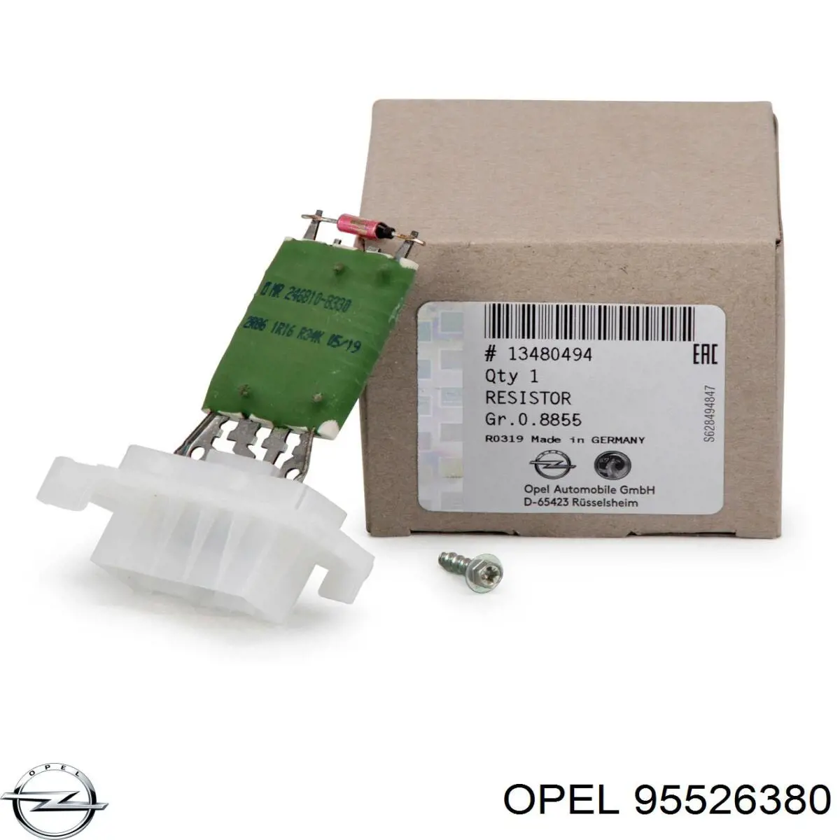 95526380 Opel Регулятор оборотів пічки