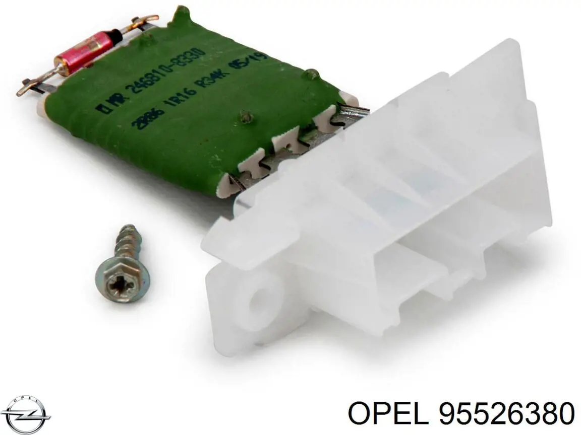 Резистор обігрівача Opel 95526380 ціна, від 16.45 USD