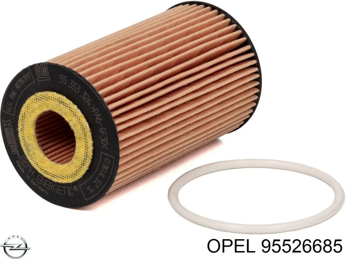 95526685 Opel фільтр масляний