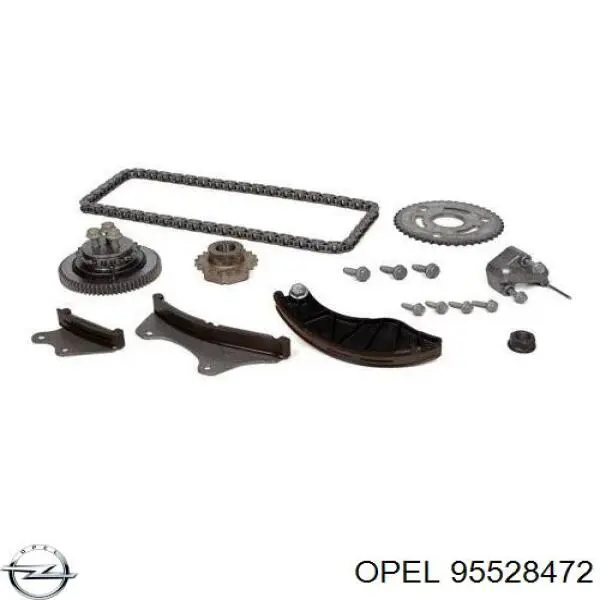 Комплект ланцюга ГРМ 95528472 Opel