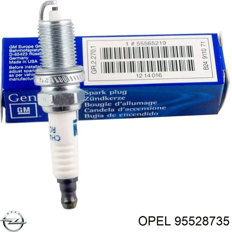 Свічки автомобільні Opel 95528735 ціна, від 13.49 USD