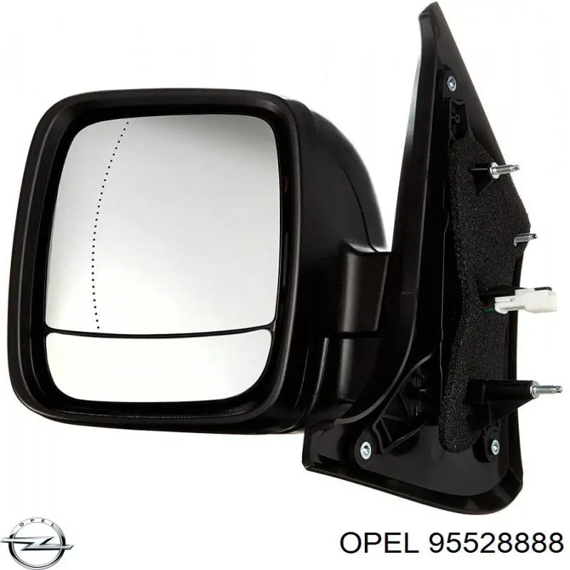 Ліве бічне дзеркало Opel 95528888 ціна, від 76.85 USD