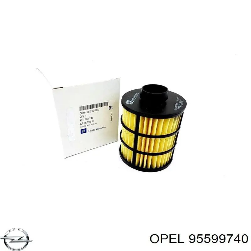Масляний фільтр двигуна Opel 95599740 ціна, від 10.43 USD