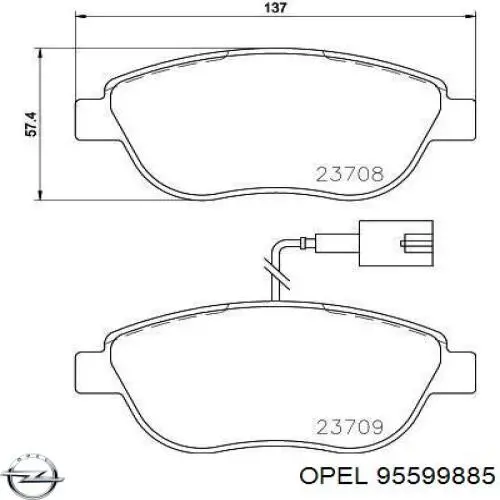  95599885 Opel