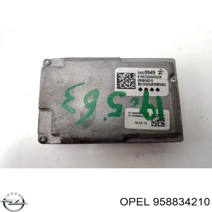  Opel 958834210 ціна, від 84.36 USD