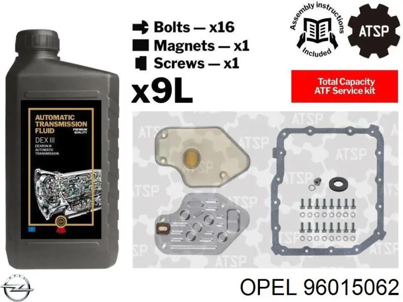 96015062 Opel Масло в коробку автомат