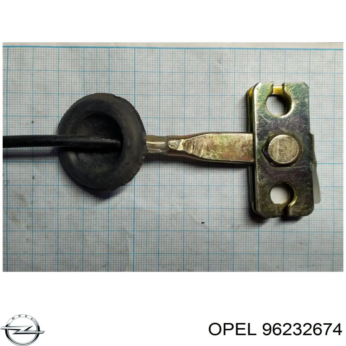 Opel трос ручного гальма передній