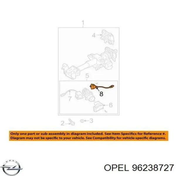  General Motors 96238727 ціна, від 2.93 USD