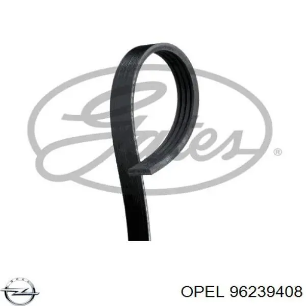 Ремінь приводний, агрегатів 96239408 Opel