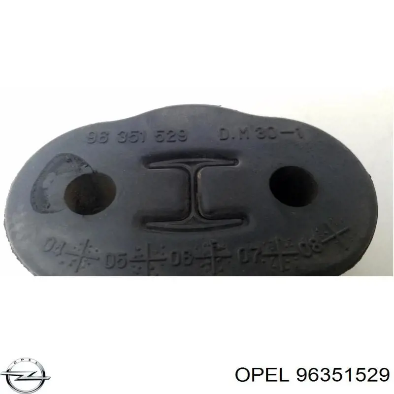 96351529 Opel подушка кріплення глушника