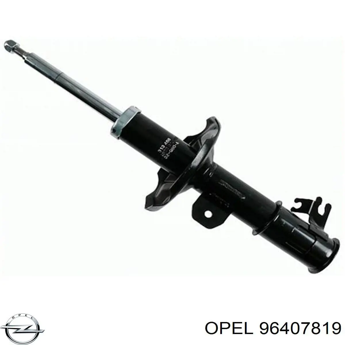 Амортизатор передньої підвіски, лівий Opel 96407819 ціна, від 39.58 USD