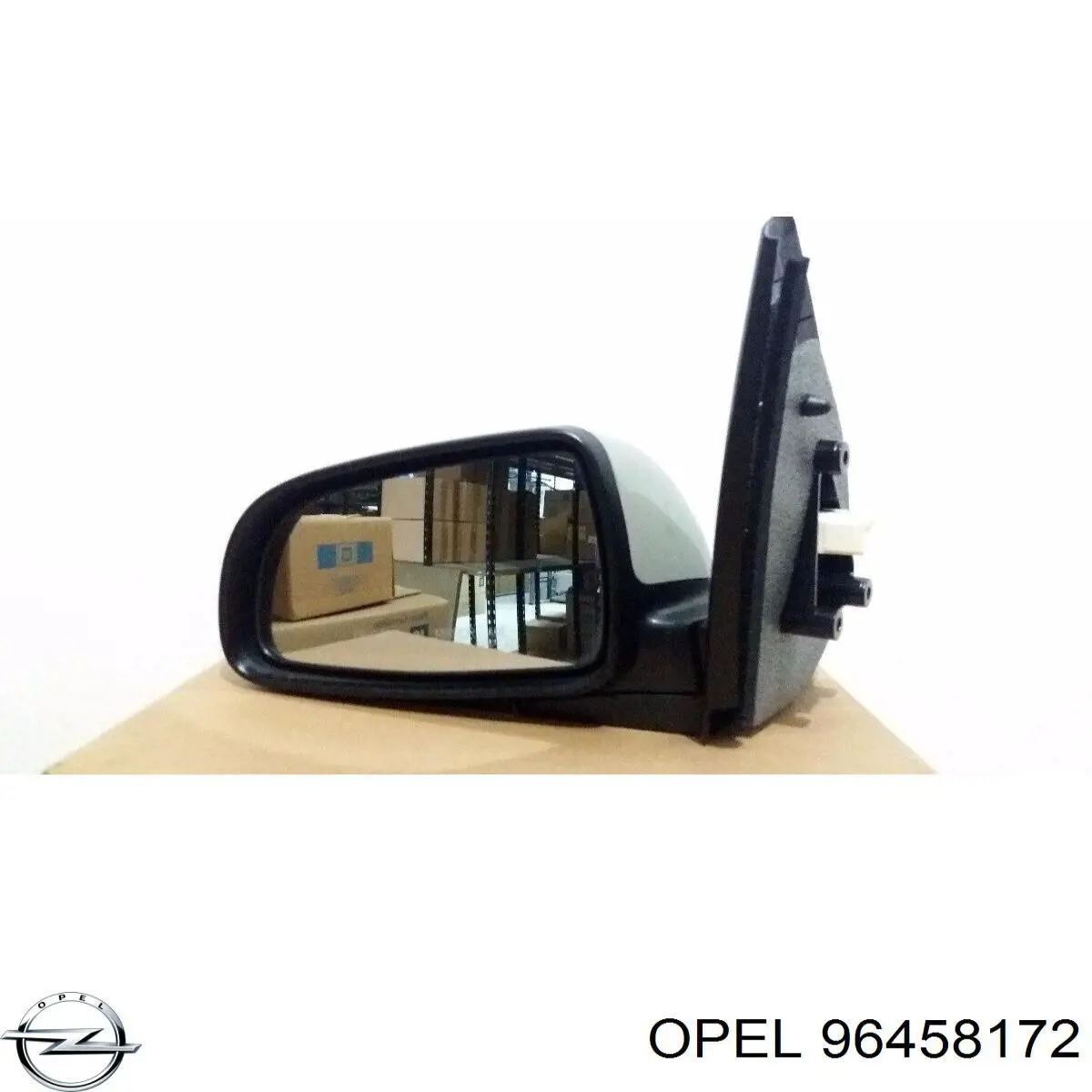 96458172 Opel Дзеркало заднього виду, ліве