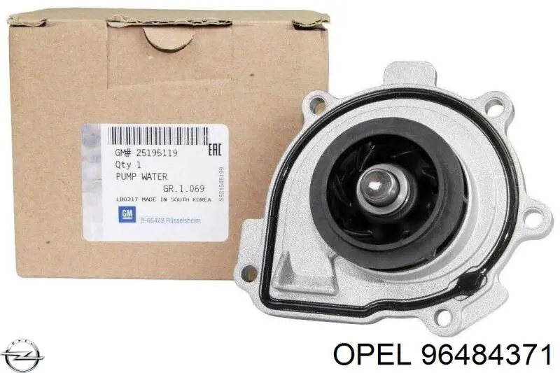 96484371 Opel Регулятор оборотів пічки