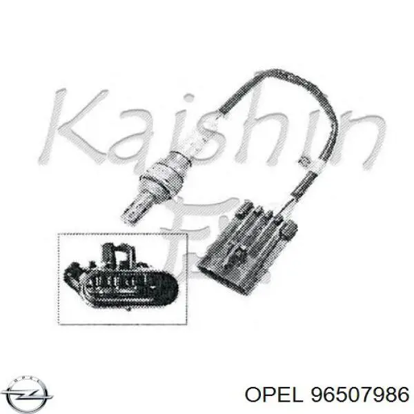 96507986 Opel лямбдазонд, датчик кисню до каталізатора