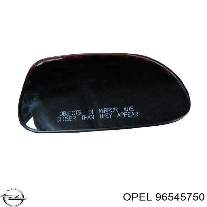 96545750 Opel Дзеркальний елемент правий