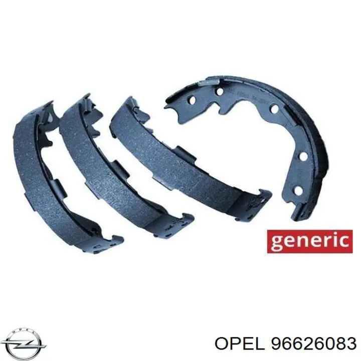 Колодки ручника / стоянкового гальма Opel 96626083 ціна, від 24.87 USD