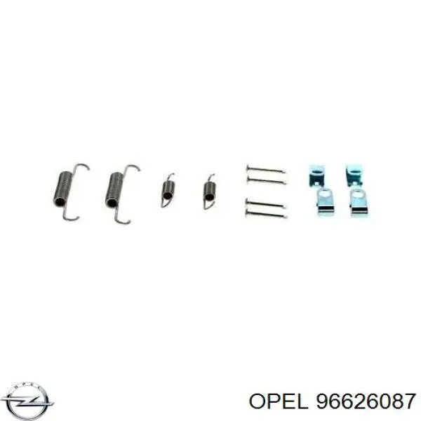 Ремкомплект задніх гальм Opel 96626087 ціна, від 6.20 USD