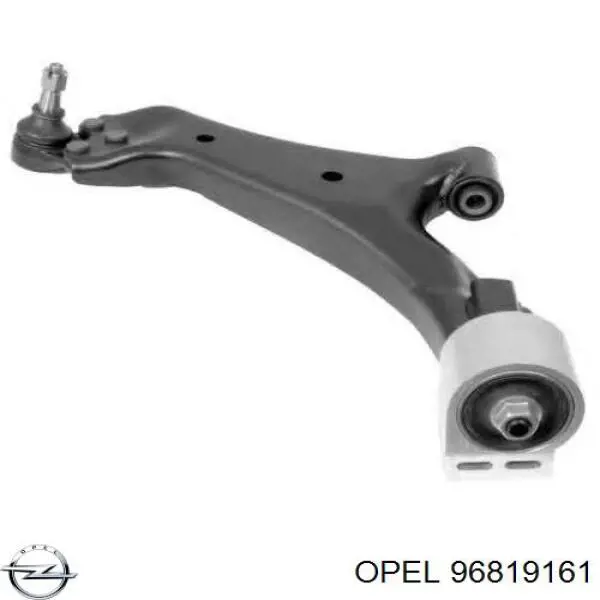 Важіль передньої підвіски нижній, лівий 96819161 Opel