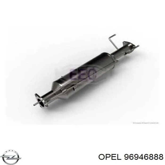 Купити 96946888 Opel Сажевый фільтр