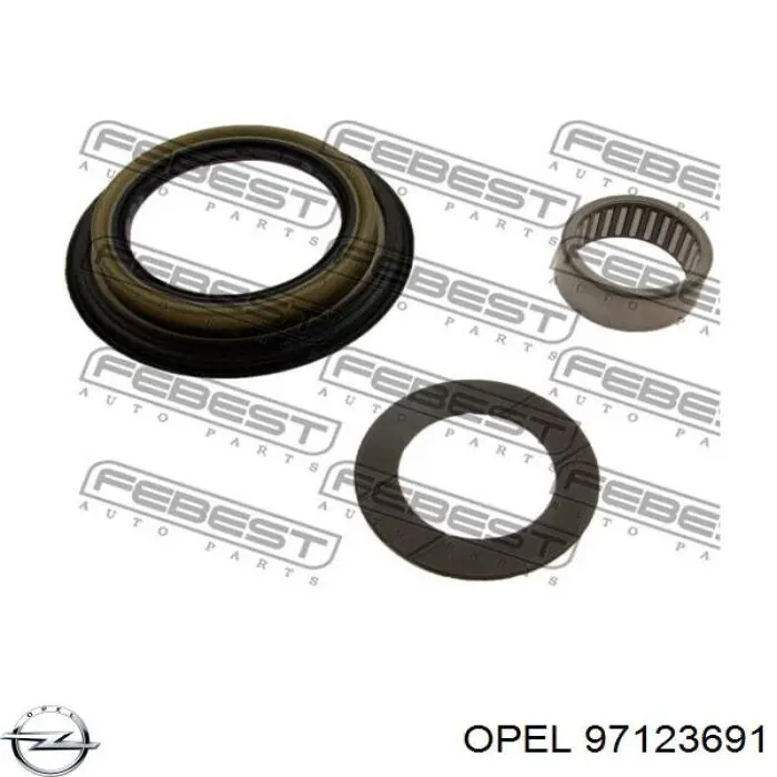 Сальник передньої маточини Opel 97123691 ціна, від 16.37 USD