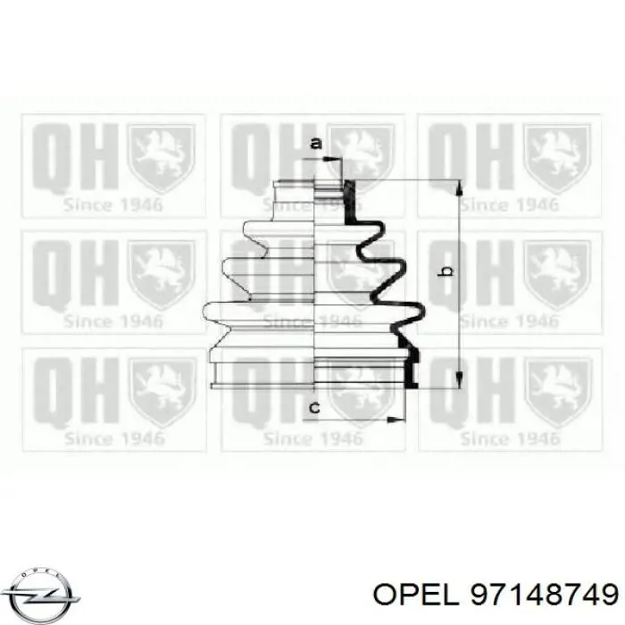 Купити 97148749 Opel Пильник шарніра приводу