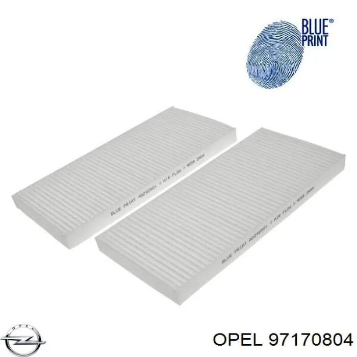 Фільтр повітряний обігрівача Opel 97170804 ціна, від 6.12 USD