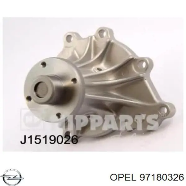 Помпа охолодження Opel 97180326 ціна, від 72.27 USD