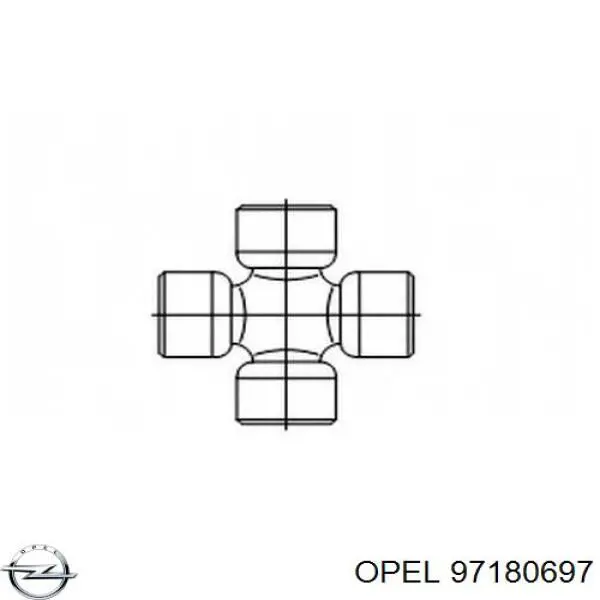 Opel хрестовина карданного валу