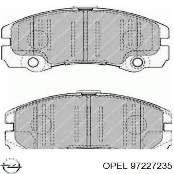 Тормозні колодки Opel 97227235