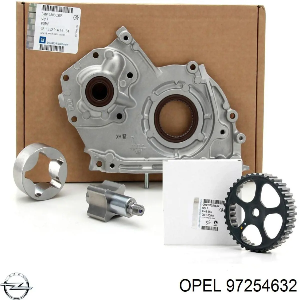 97254632 Opel Шестерня приводу масляного насоса