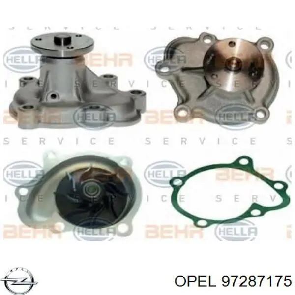 Помпа охолодження Opel 97287175 ціна, від 28.23 USD