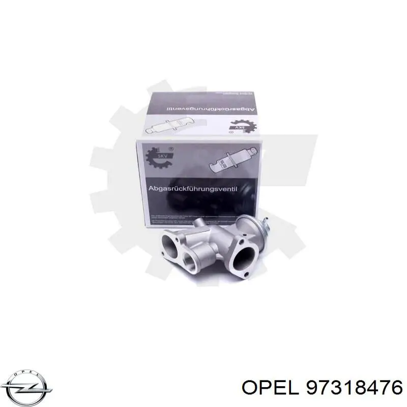 Клапан EGR, рециркуляції газів 97318476 Opel