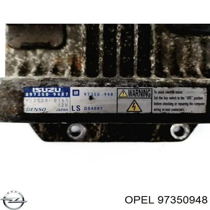 97350948 Opel Блок електронного управління