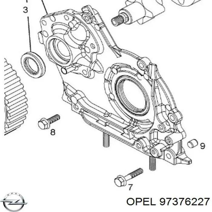 Купити 97376227 Opel Насос маслозакачуючий