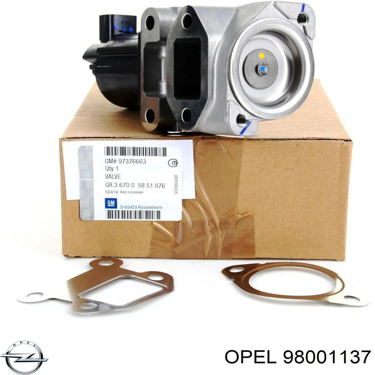 Opel прокладка egr-клапана рециркуляції