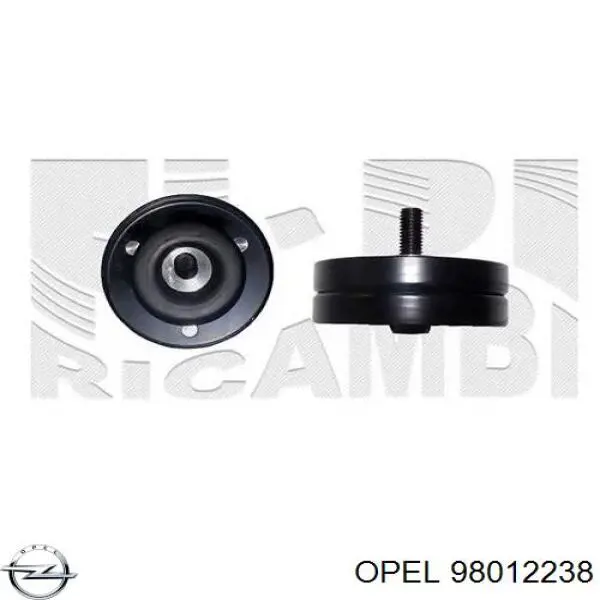 Натяжний ролик Opel 98012238 ціна, від 24.78 USD