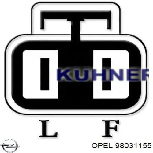 Купити 98031155 Opel Генератор