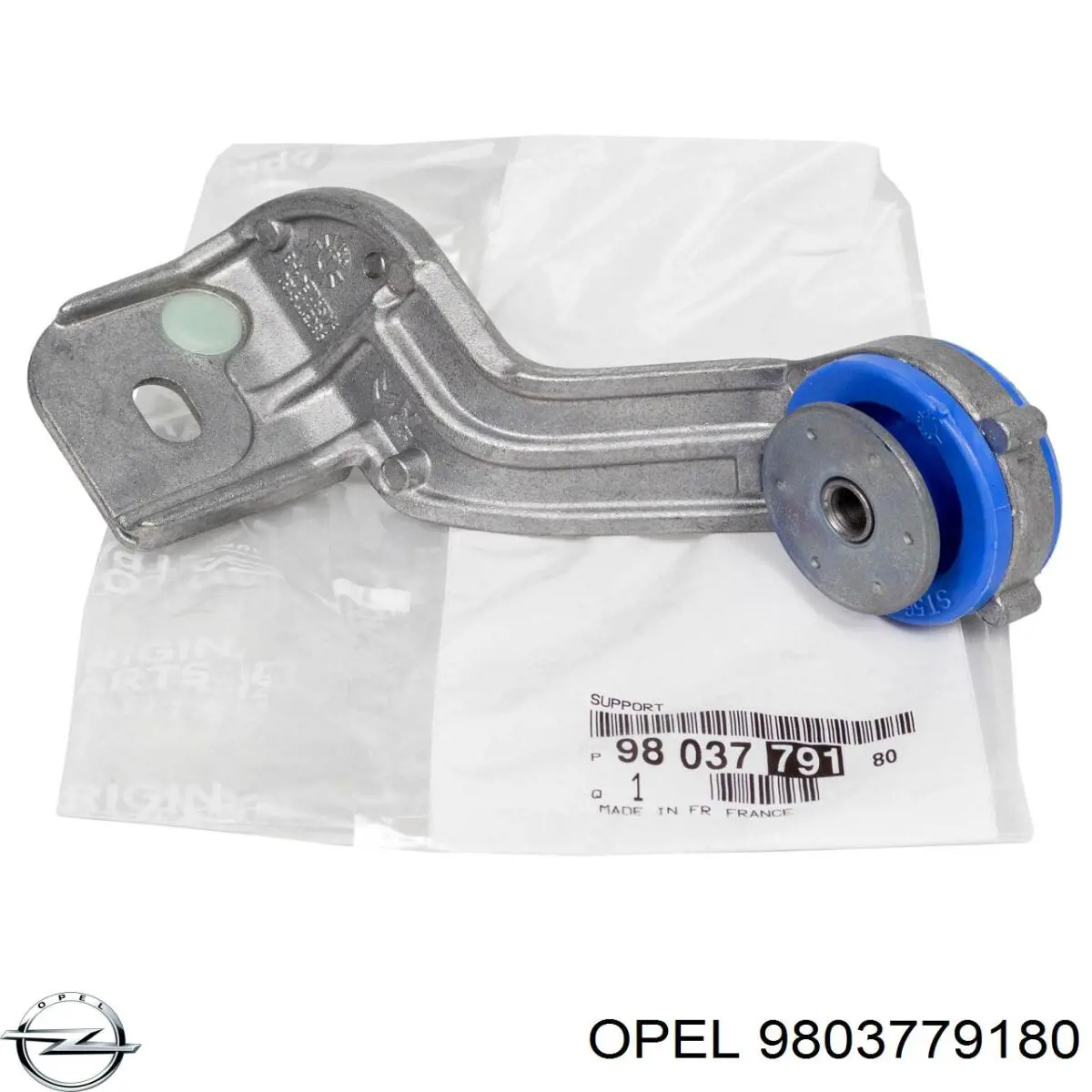 9803779180 Fiat/Alfa/Lancia Кронштейн радіатора інтеркулера