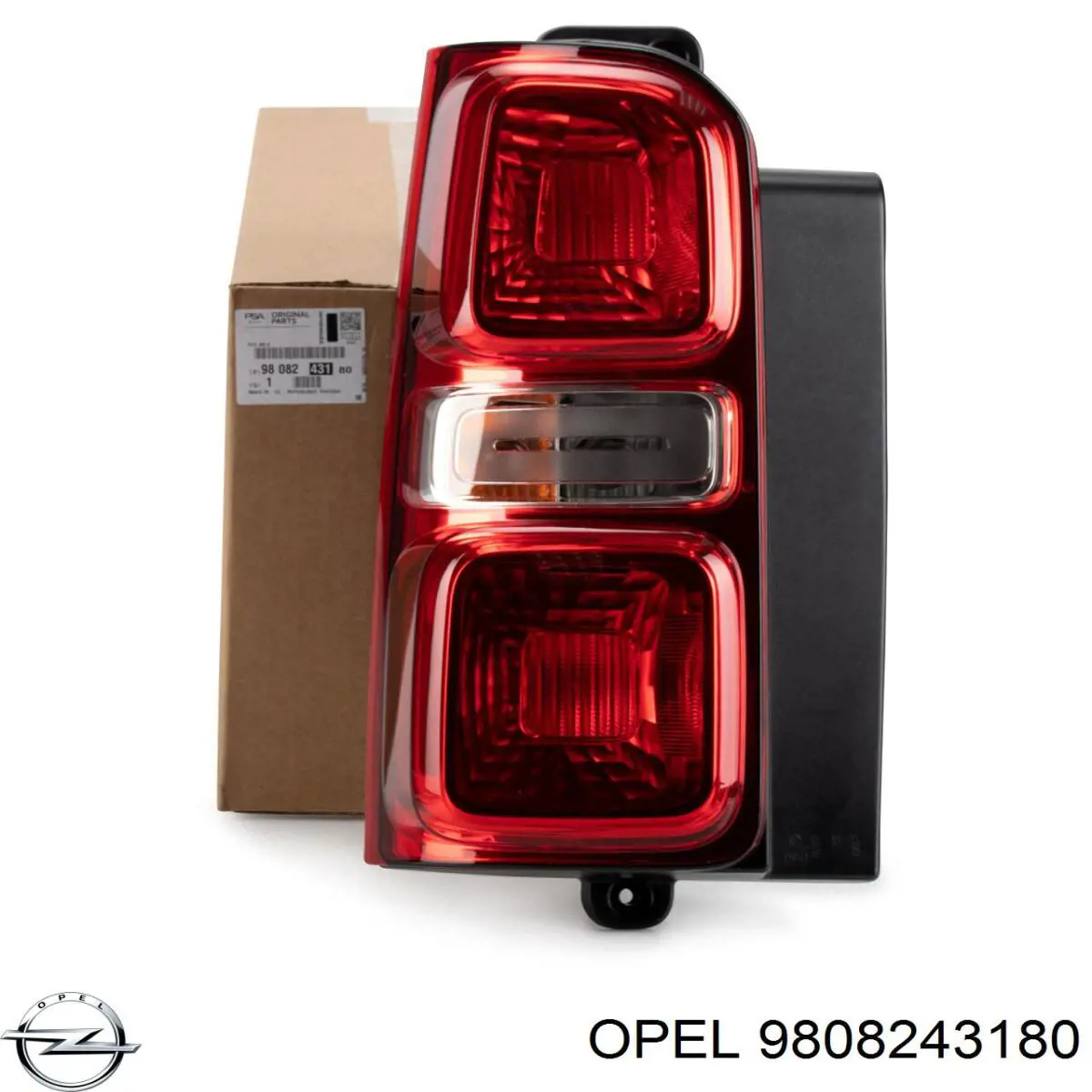 Ліхтар задній лівий Opel 9808243180 ціна, від 101.64 USD