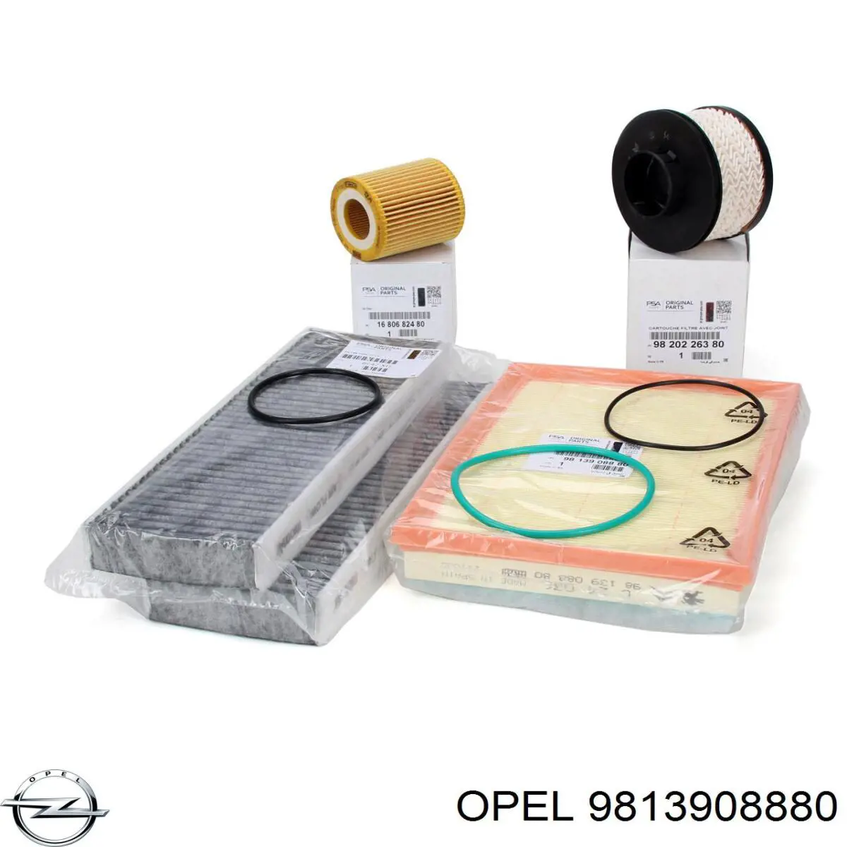 Купити 9813908880 Opel Автомобільний фільтр повітря