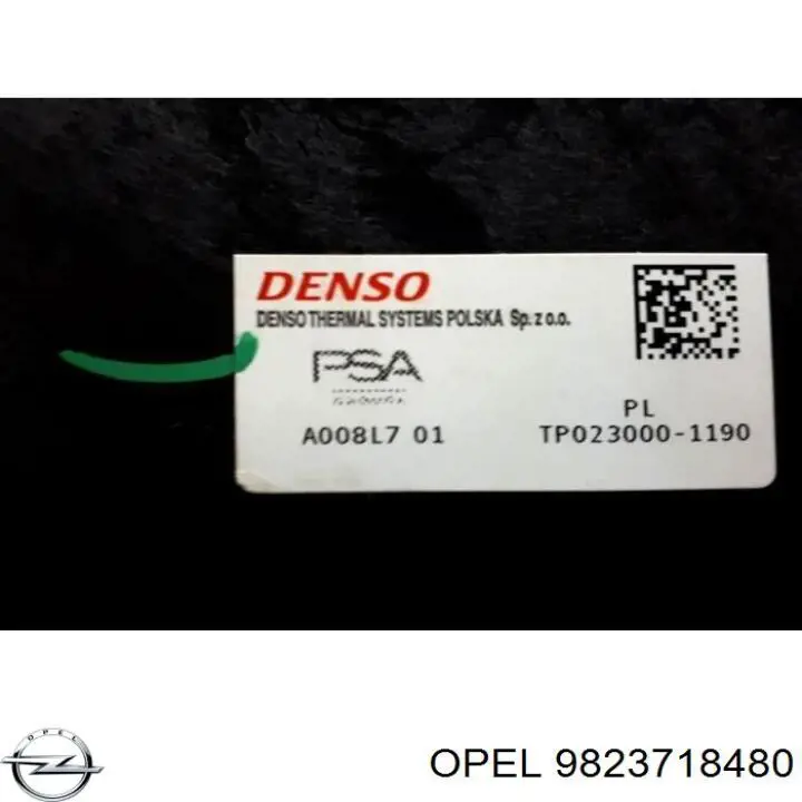 Рамка радіатора 9823718480 Opel