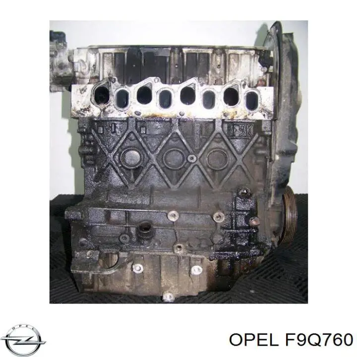 Двигун у зборі F9Q760 Opel