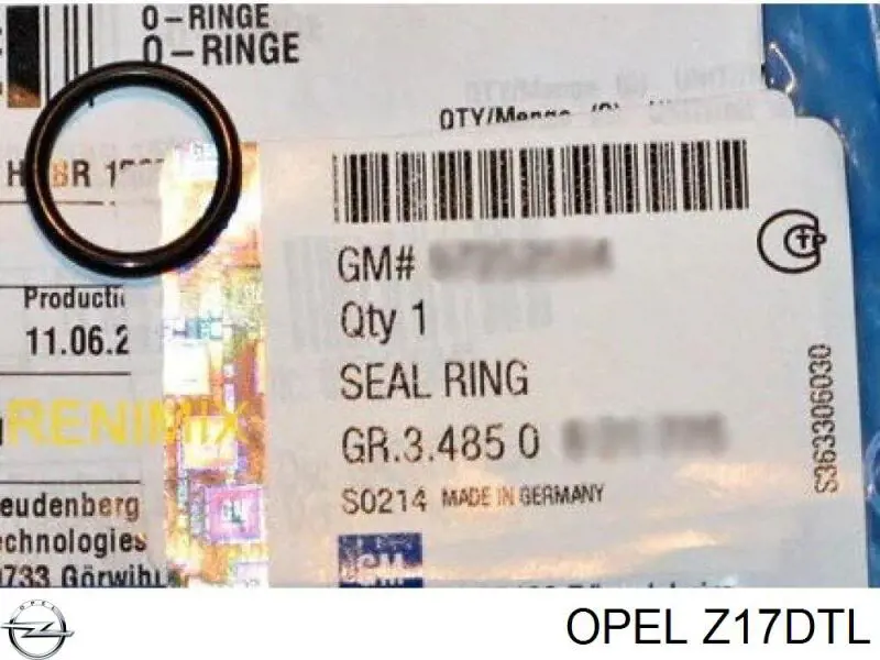 ДВЗ Opel Z17DTL ціна, від 162.87 USD