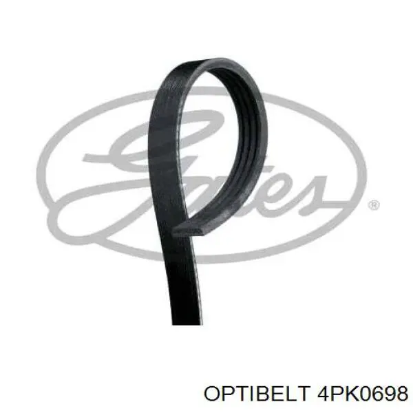 Ремінь генератора 4PK0698 Optibelt