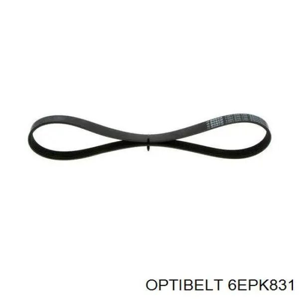 Ремінь генератора 6EPK831 Optibelt
