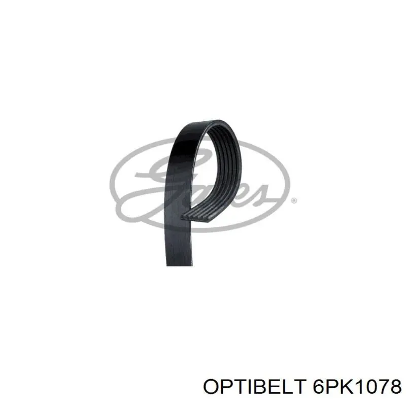 6PK1078 Optibelt ремінь приводний, агрегатів