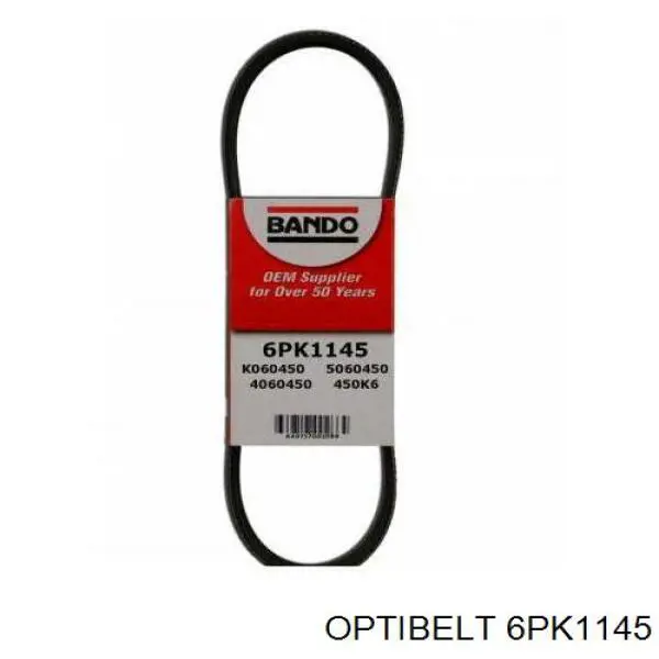 Клиновий ремінь Optibelt 6PK1145 ціна, від 11.85 USD