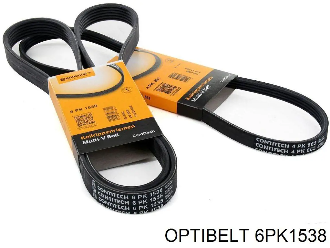 6PK1538 Optibelt Поліклиновий ремінь
