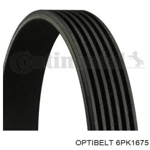 Купити 6PK1675 Optibelt Ремінь генератора